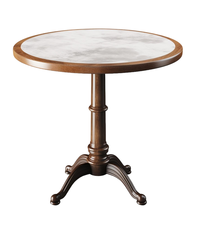 Round side table